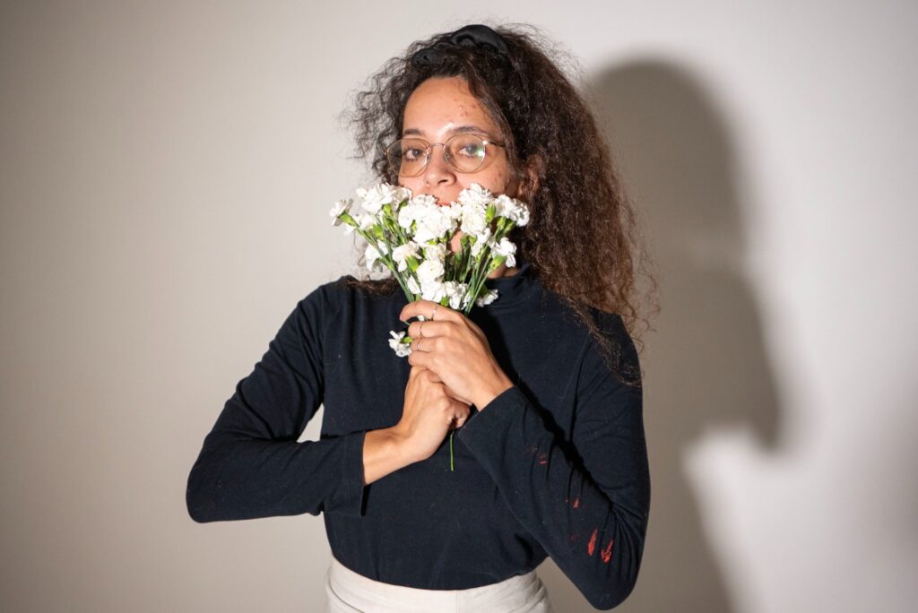 Retrato de Pámmela Fernández. Foto: Carlos Alonzo.