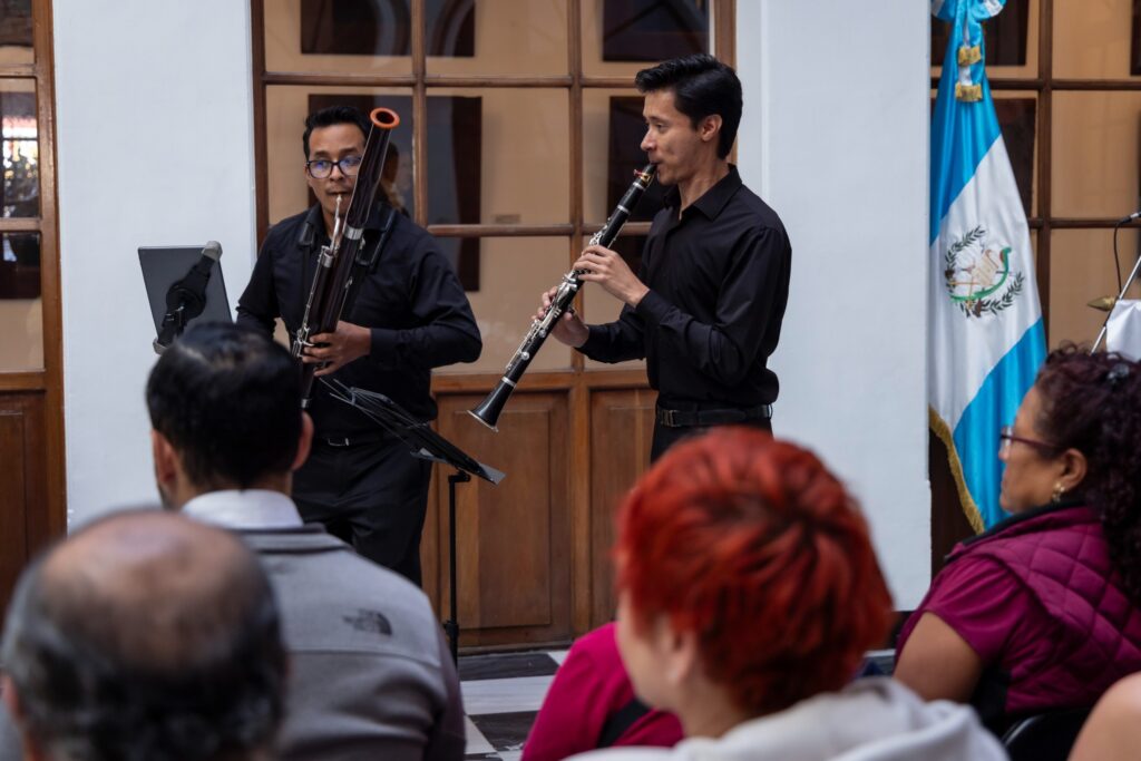 La sonoridad se hizo presente a través del virtuosismo del Quinteto Xocomil.