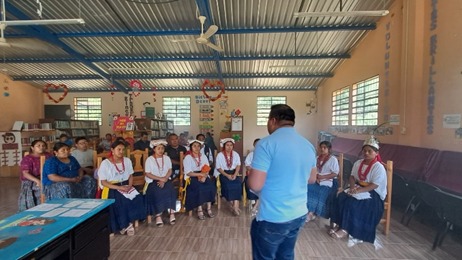 Liderasas de San Juan Chamelco, Alta Verapaz CDC local.